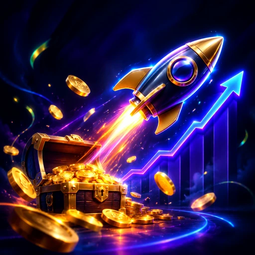 Gráfico de crash games subindo com o multiplicador da rodada
