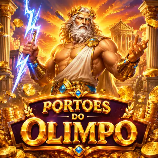Zeus e portões dourados do slot Gates of Olympus